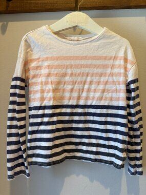 Rockets of Awesome Colorblock Stripe Long Sleeve Tee Size 4/5